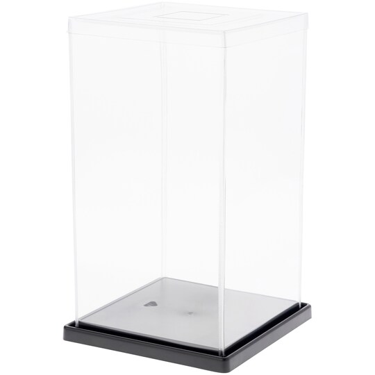 ExpoCase Plastic Folding Display Cover for Dolls, 6.5" W x 6.5" D x 12.125" H
